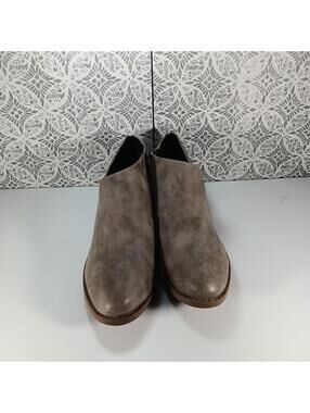 Womens Gray Suede Fashion Bootie-Universal Thread